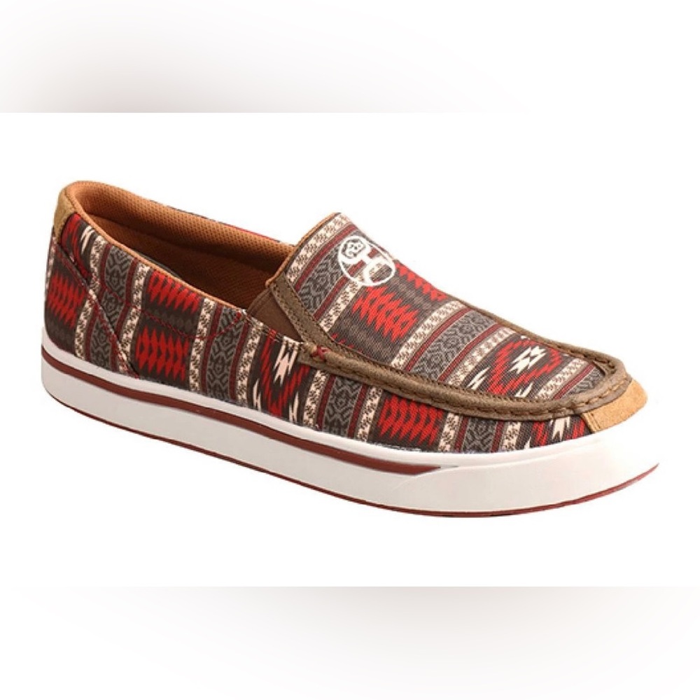 Twisted X Men's Hooey Loper Nomad Aztec Slip On Casual Shoe